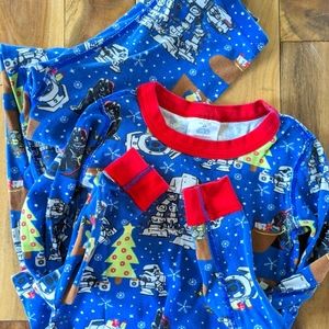 Hannah Anderson Pajamas Size 8 Used Star wars Christmas